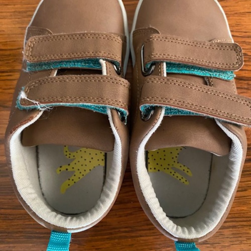 Ten Little Brand Sneakers Everyday Original Tan & Turquoise Blue